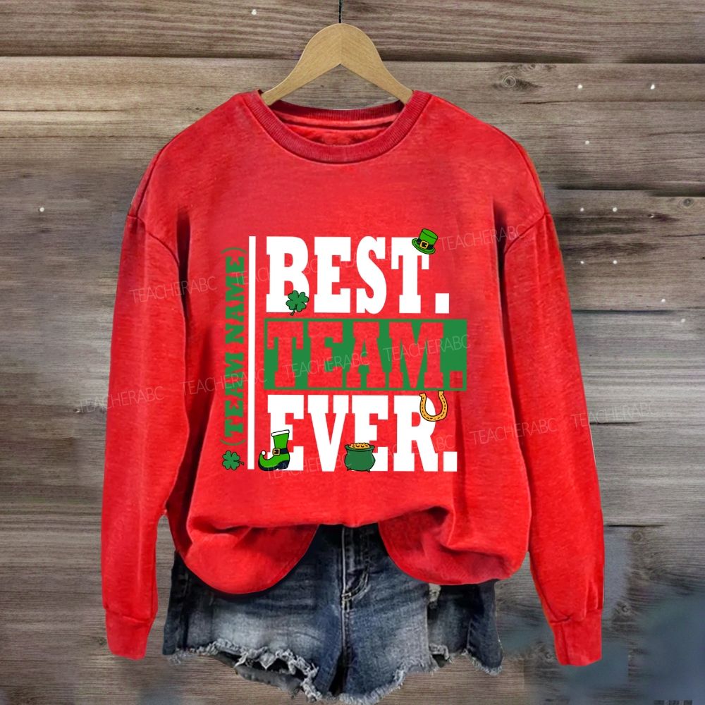 Personalized Team Name Saint Patrick'S Day Sweatshirt