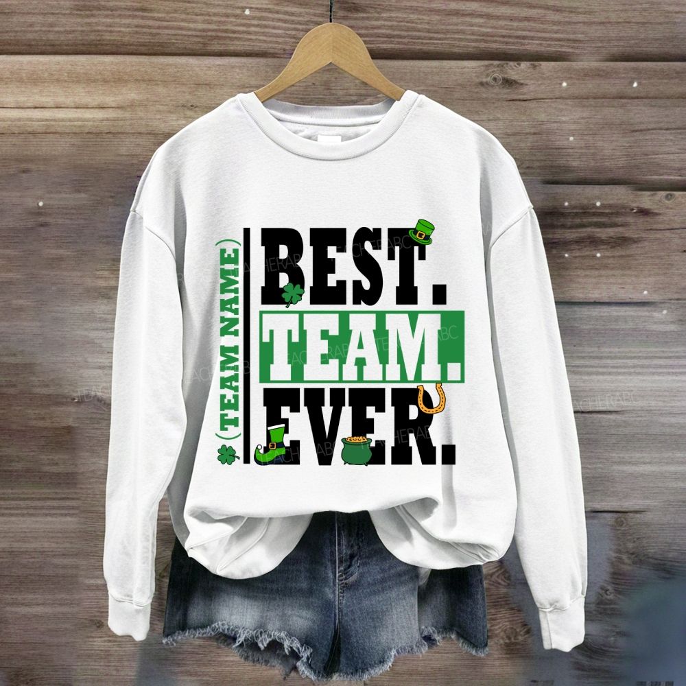 Personalized Team Name Saint Patrick'S Day Sweatshirt