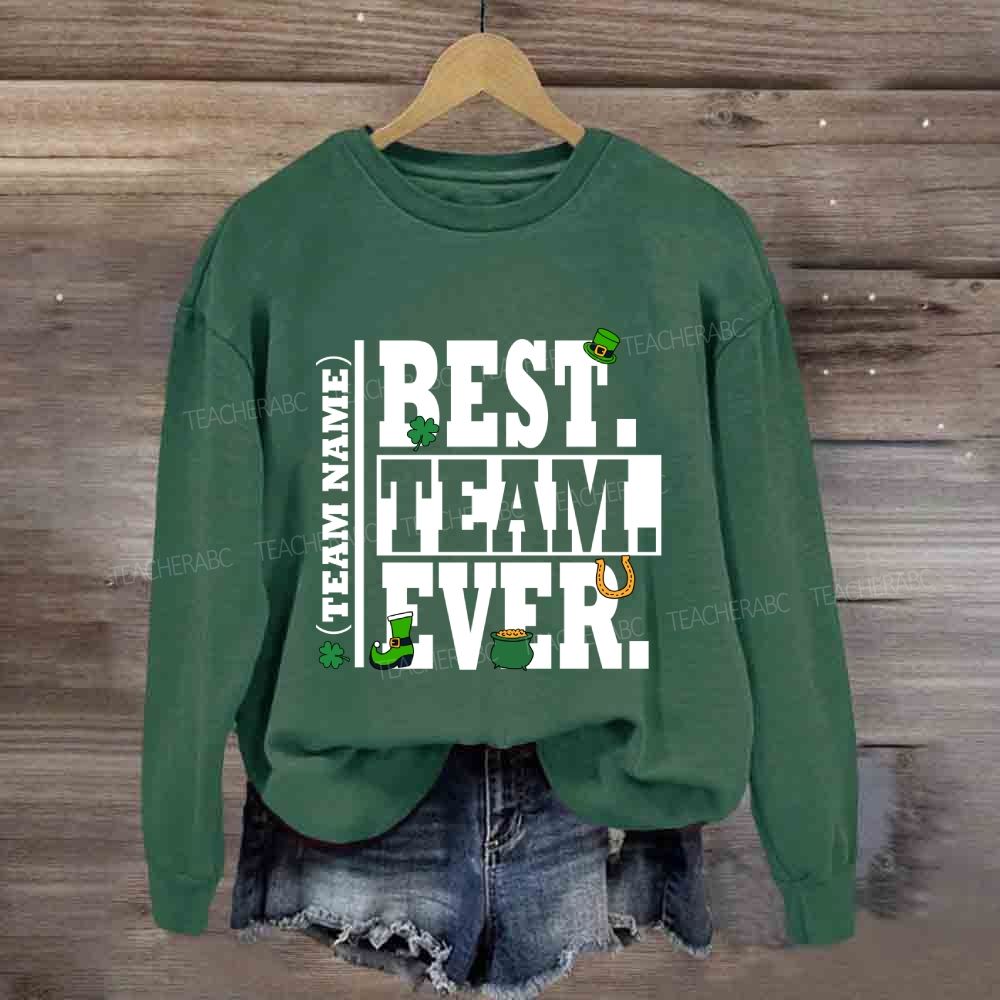 Personalized Team Name Saint Patrick'S Day Sweatshirt