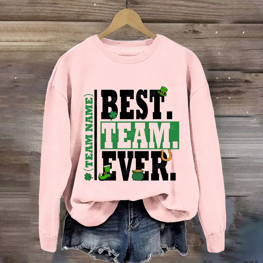 Personalized Team Name Saint Patrick'S Day Sweatshirt