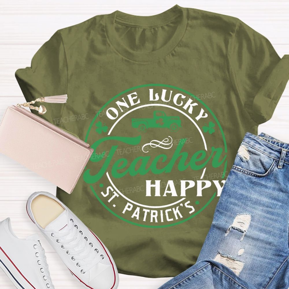 One Lucky Teacher Happy St. Patrick'S Teacher T-shirt