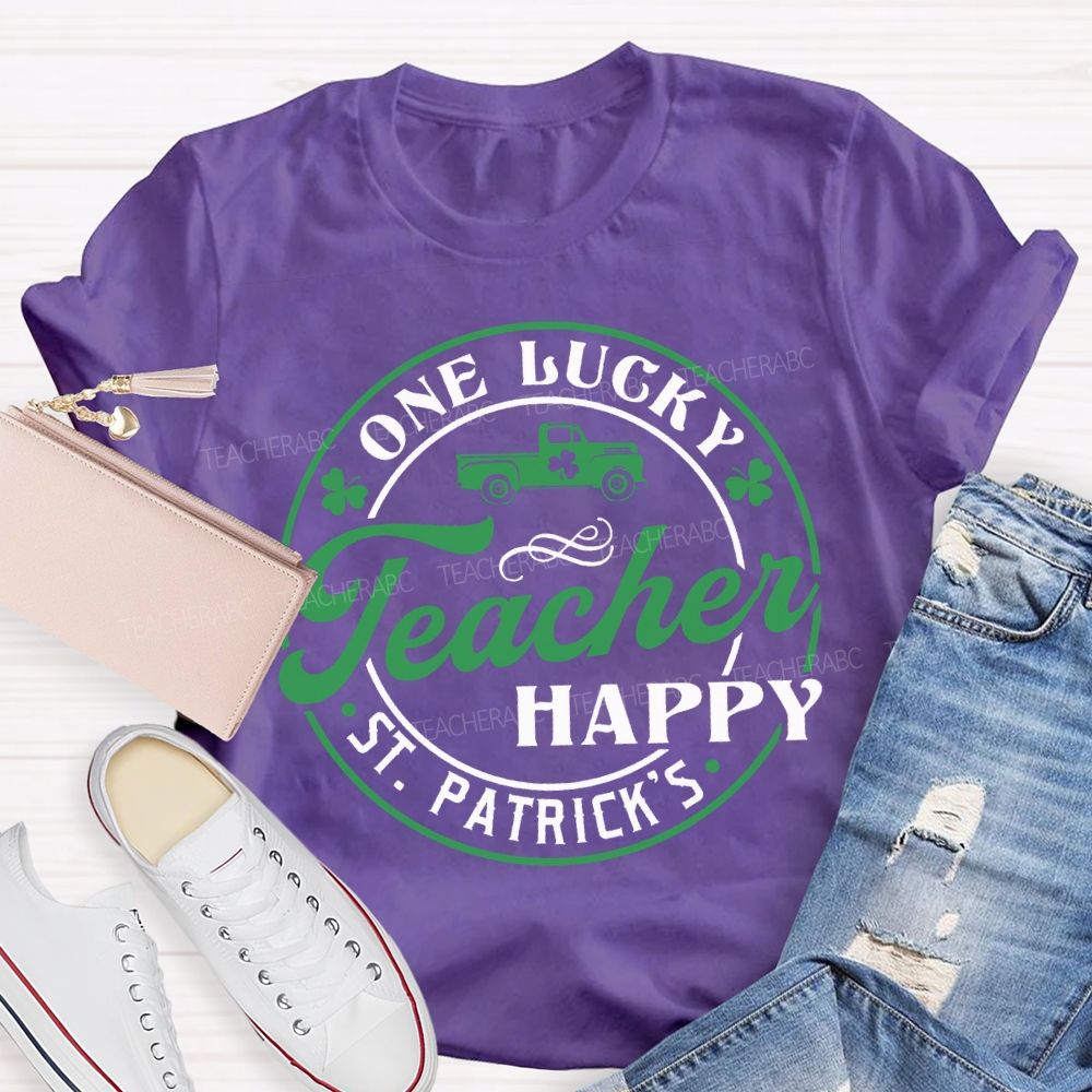One Lucky Teacher Happy St. Patrick'S Teacher T-shirt