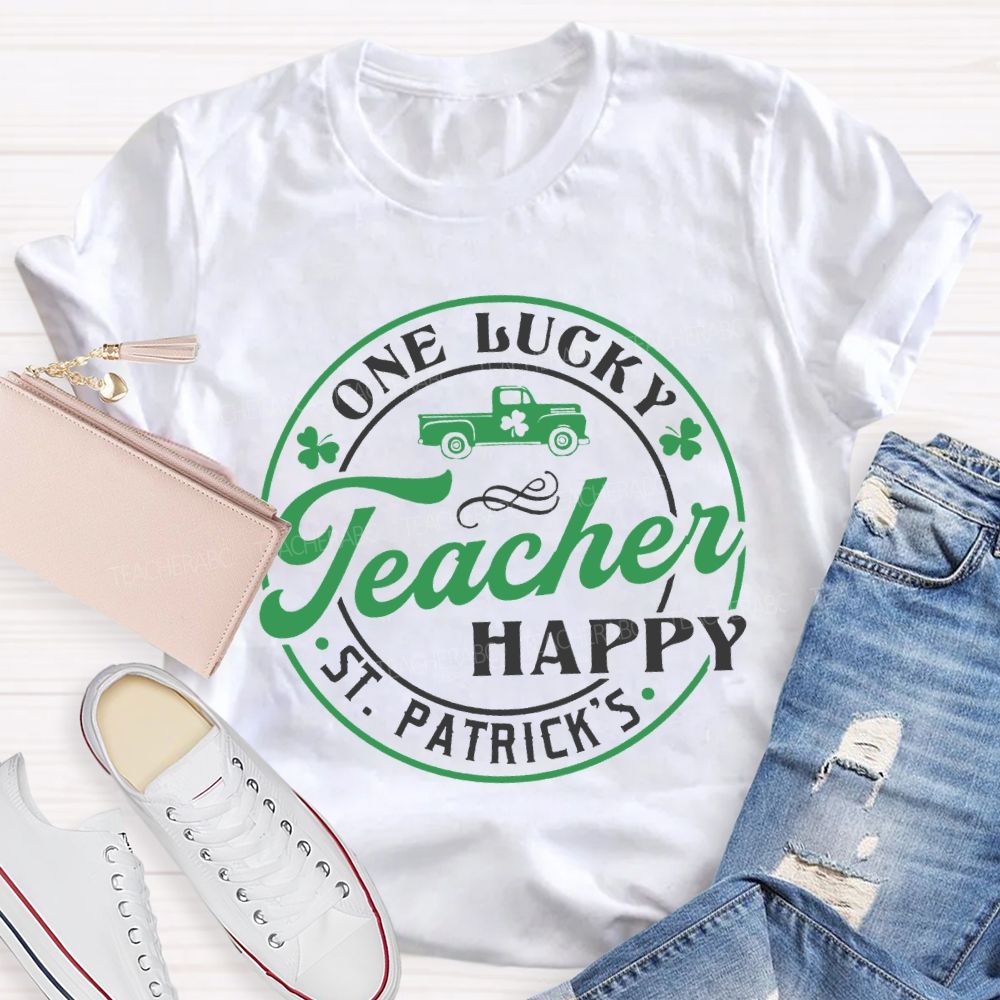 One Lucky Teacher Happy St. Patrick'S Teacher T-shirt
