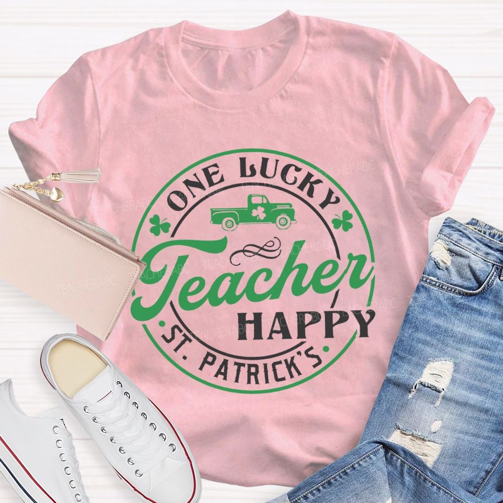 One Lucky Teacher Happy St. Patrick'S Teacher T-shirt