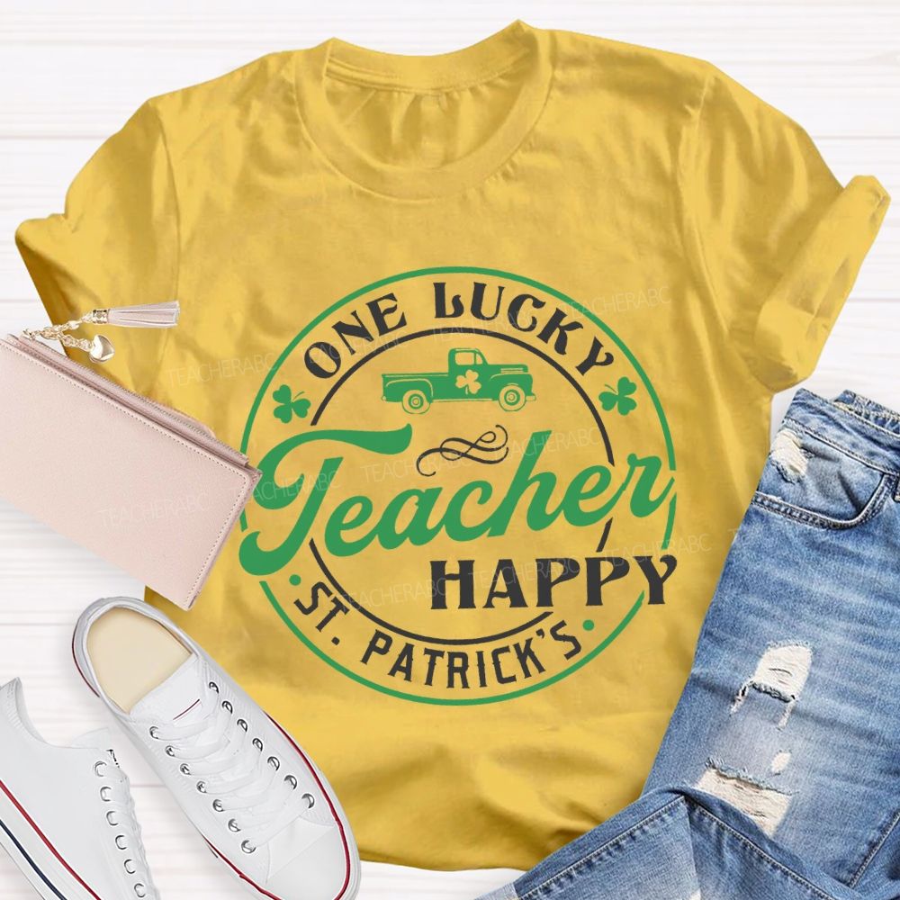 One Lucky Teacher Happy St. Patrick'S Teacher T-shirt