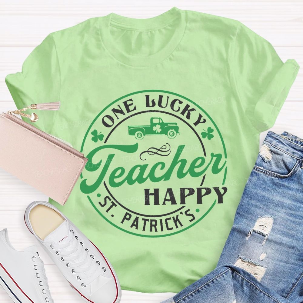 One Lucky Teacher Happy St. Patrick'S Teacher T-shirt