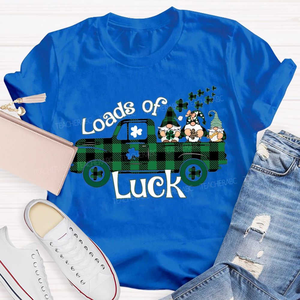 Loads Of Luck Dwarves And Clover Teacher T-shirt