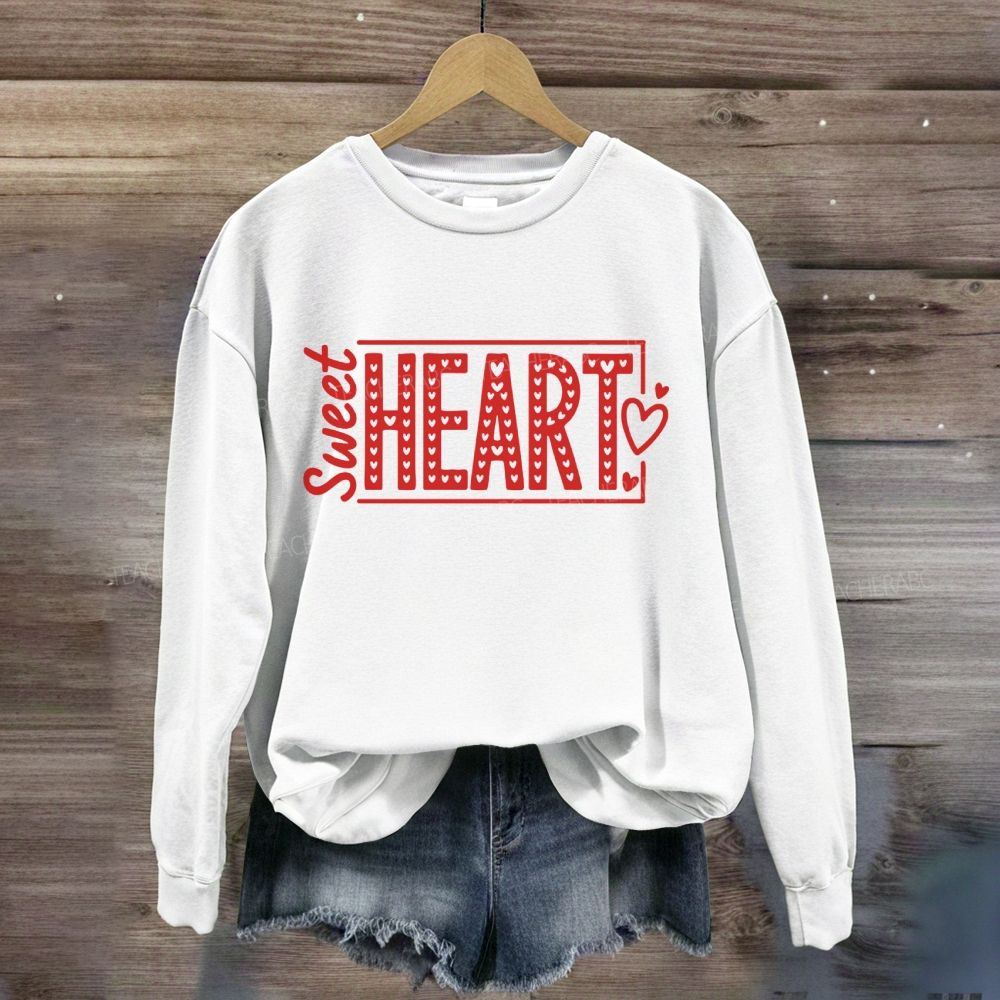 Sweet Heart Valentine's Day Teacher Sweatshirt