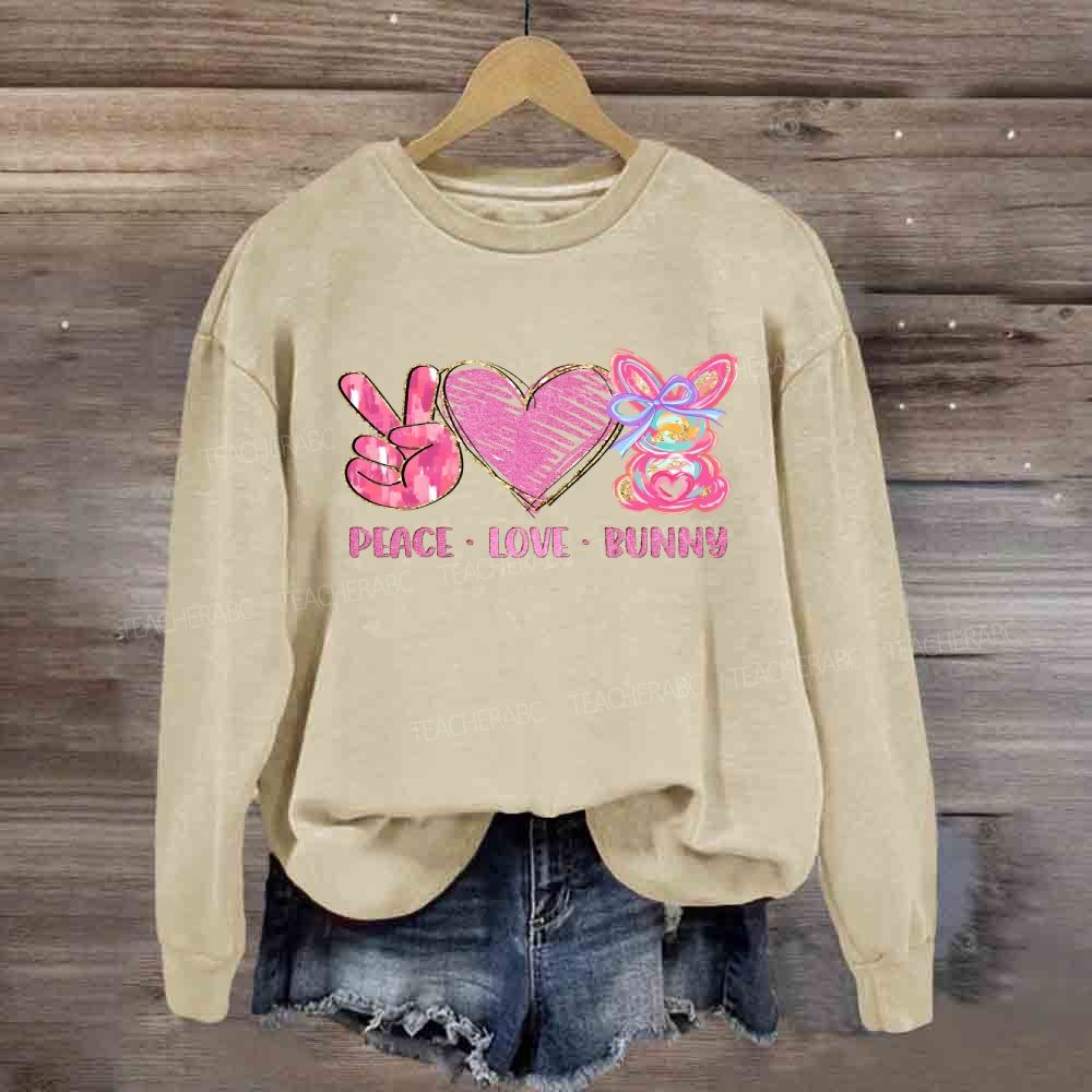 Peace Love Bunny Sweatshirt