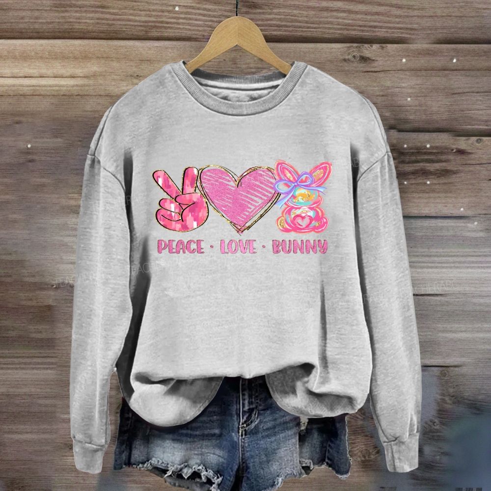 Peace Love Bunny Sweatshirt