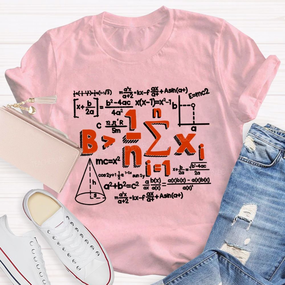 Be Greater Than Average Math Teacher T-shirt