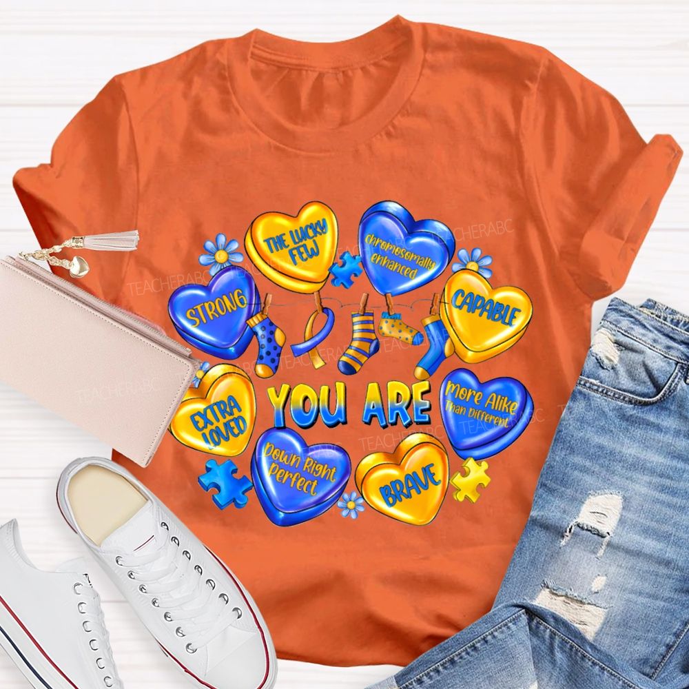 You Are Strong The Lucky Few Capable Brave Teacher T-shirt