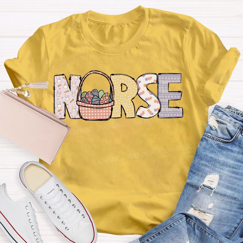 Easter Nurse Squad Bunny Nurse T-shirt