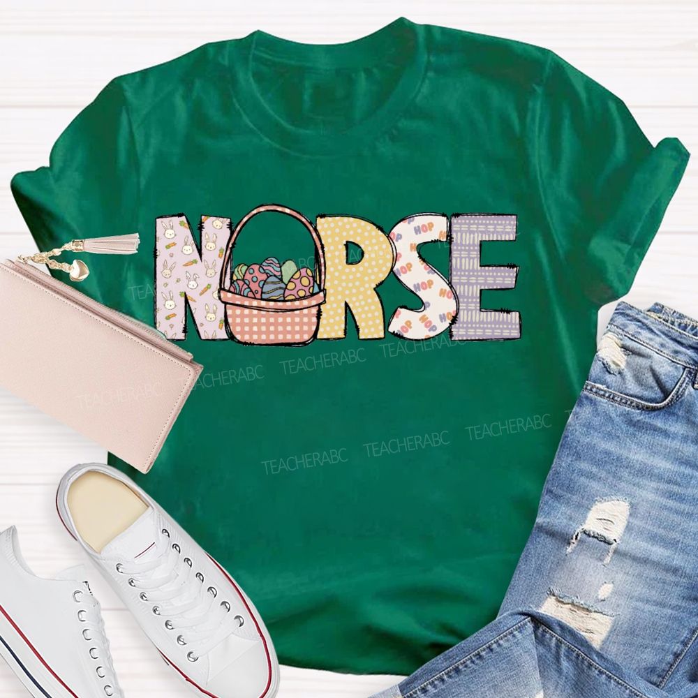 Easter Nurse Squad Bunny Nurse T-shirt