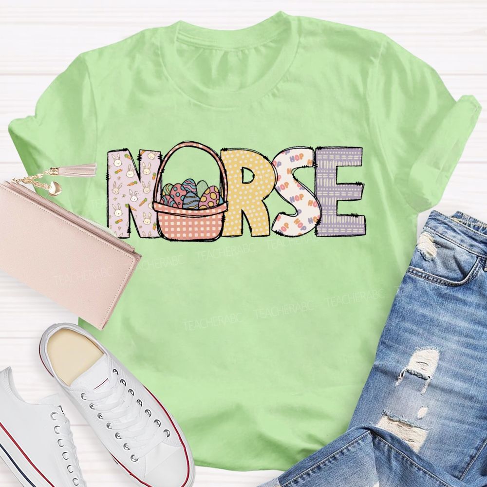 Easter Nurse Squad Bunny Nurse T-shirt
