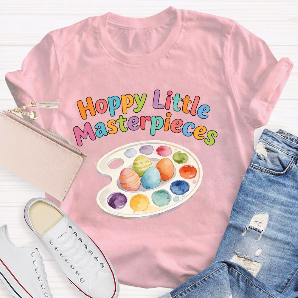 Hoppy Little Masterpieces Teacher T-shirt