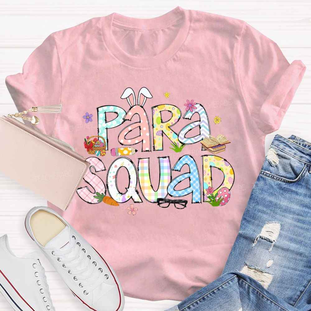 Para Squad Happy Easter Bunny Ears T-shirt