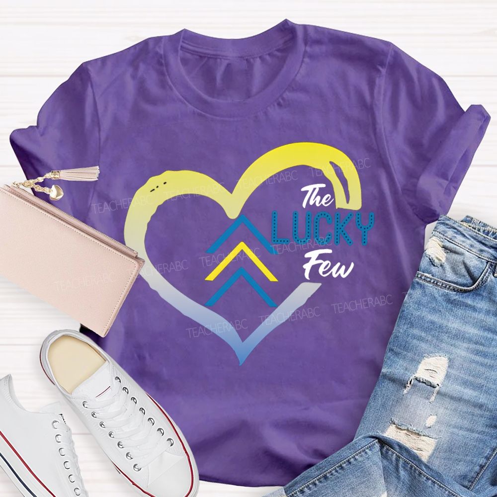 The Lucky Few Heart Special Education Teacher T-shirt
