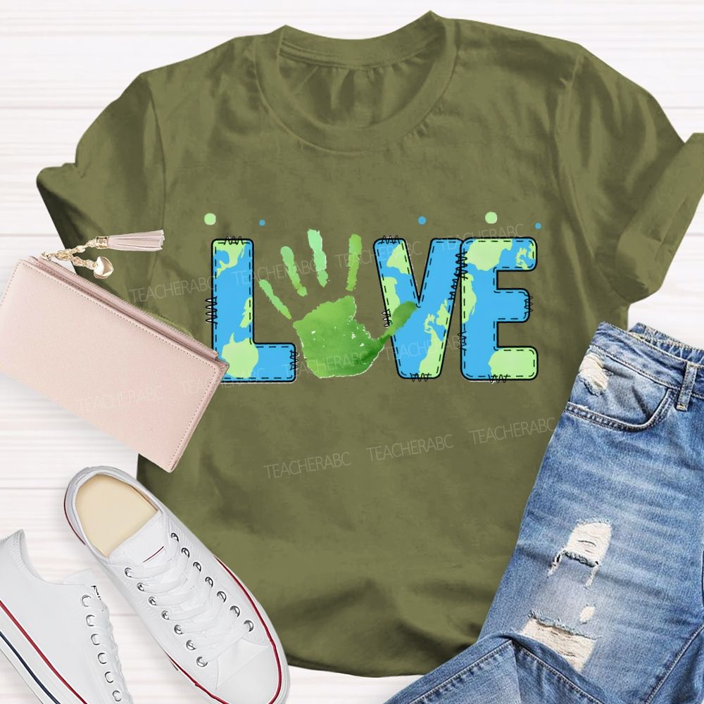 Love Our Planet Earth Day T-shirt