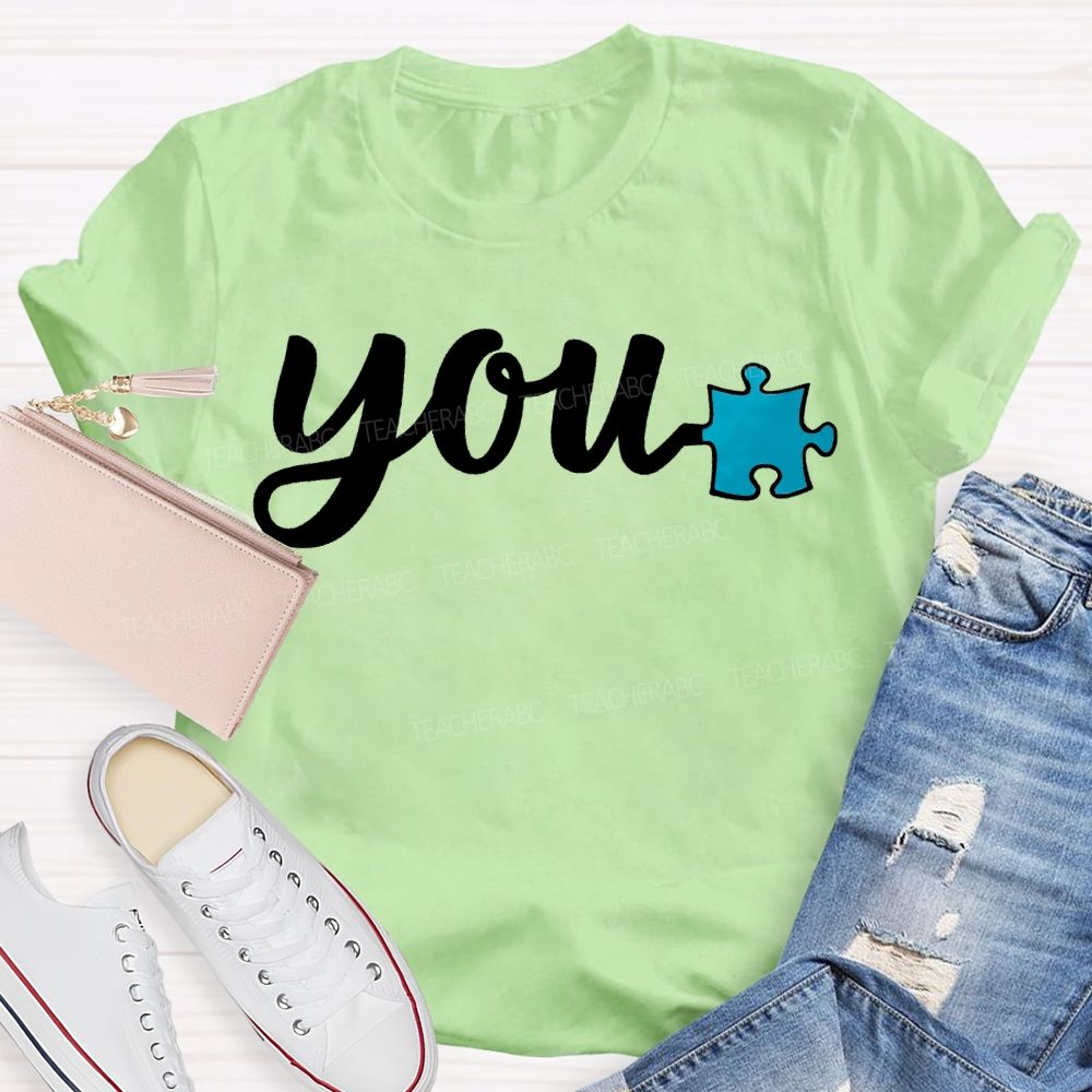 Special Education On Autism Awareness Teacher T-shirt