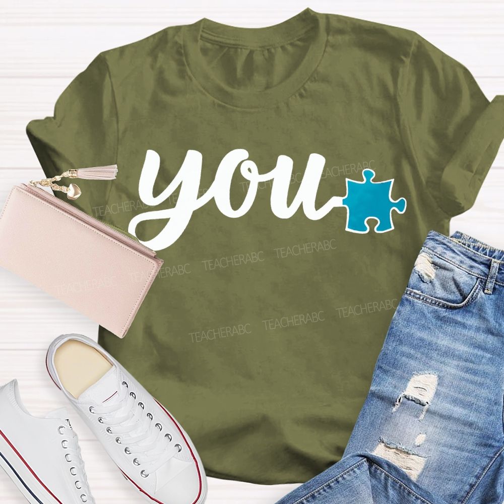 Special Education On Autism Awareness Teacher T-shirt