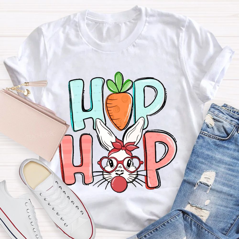 Hip Hop Rabbit Teacher T-shirt