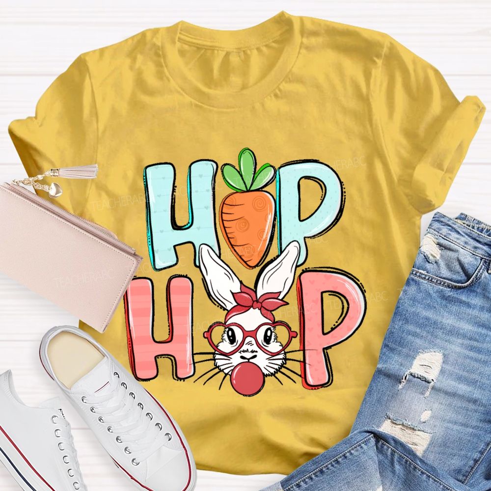 Hip Hop Rabbit Teacher T-shirt
