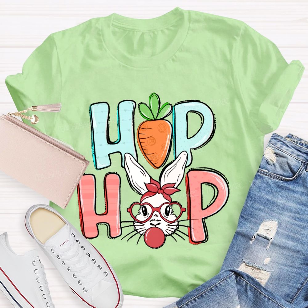 Hip Hop Rabbit Teacher T-shirt
