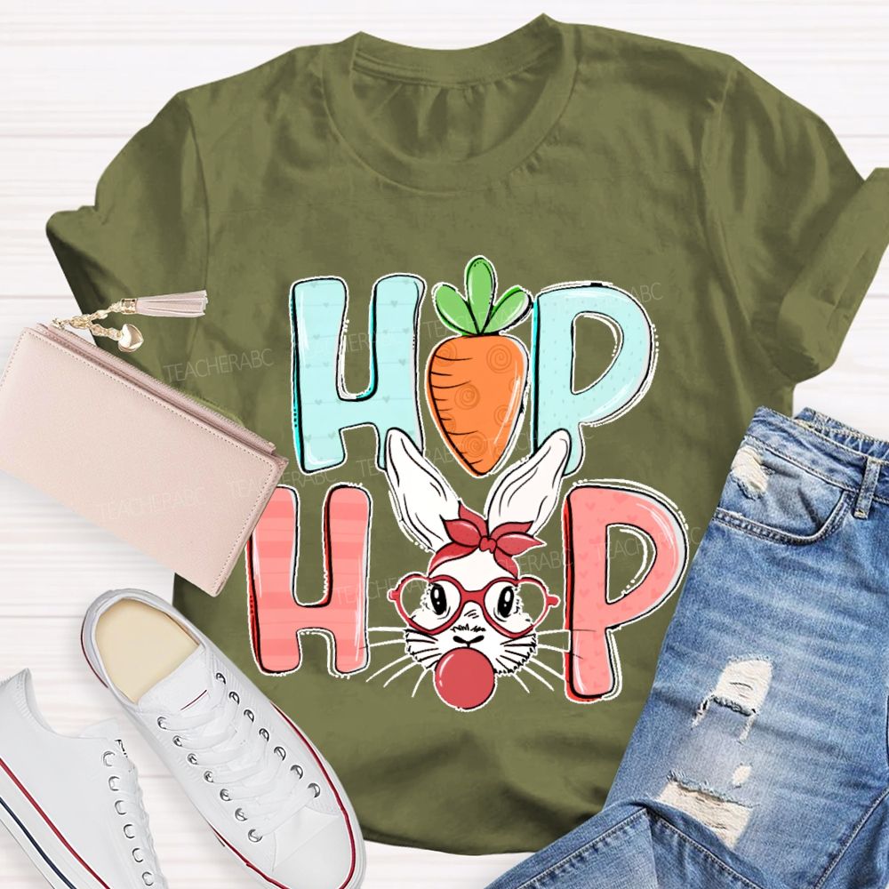 Hip Hop Rabbit Teacher T-shirt