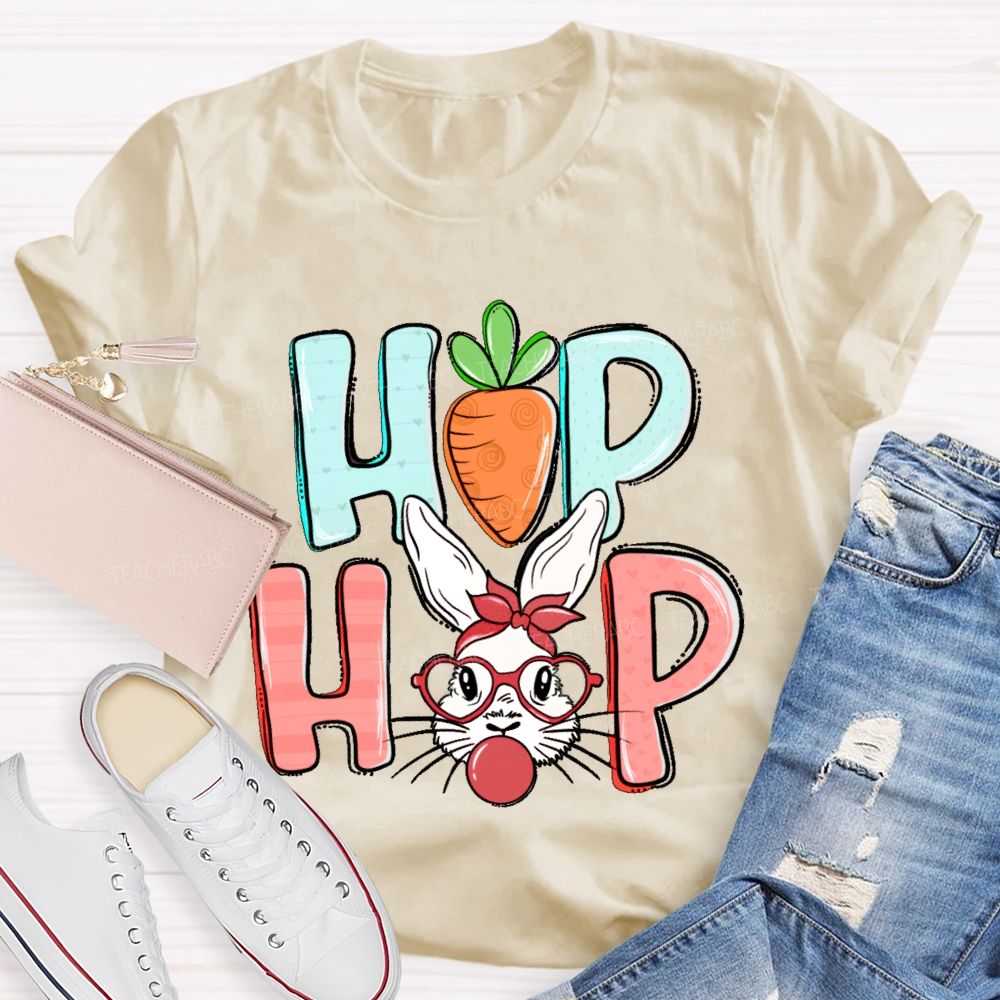 Hip Hop Rabbit Teacher T-shirt