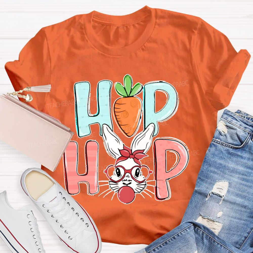Hip Hop Rabbit Teacher T-shirt