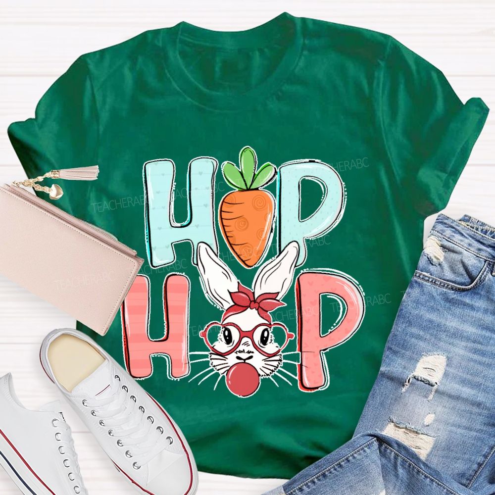 Hip Hop Rabbit Teacher T-shirt
