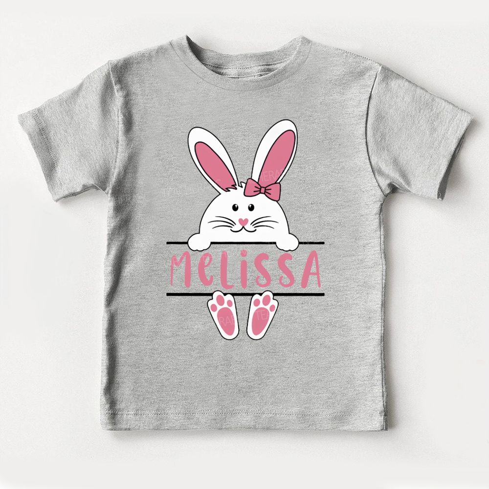 Personalized Name  Rabbit   Toddler T-shirts