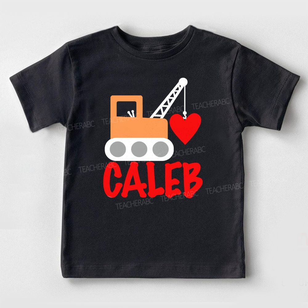 Personalized Name   Love Crane  Toddler T-shirts