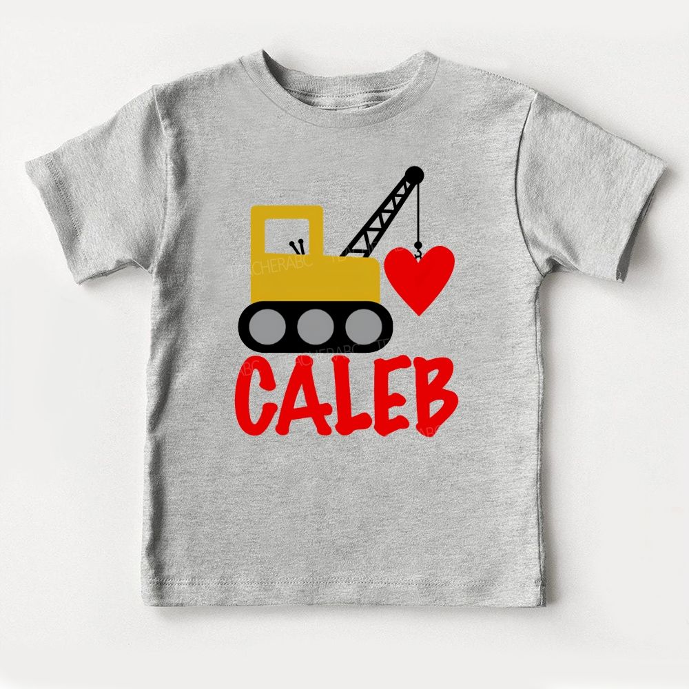 Personalized Name   Love Crane  Toddler T-shirts