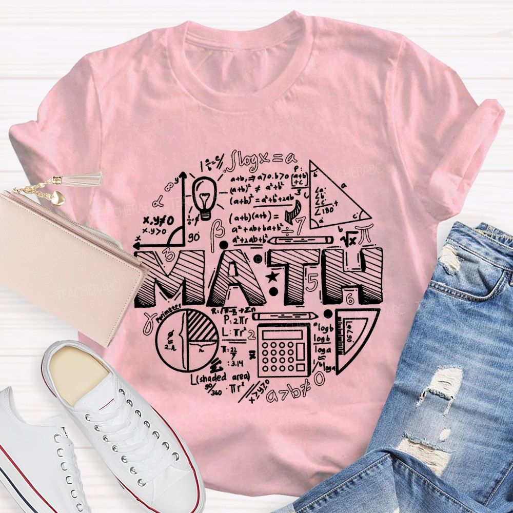 Difficult Mathematical Formulas Math Teacher T-shirt