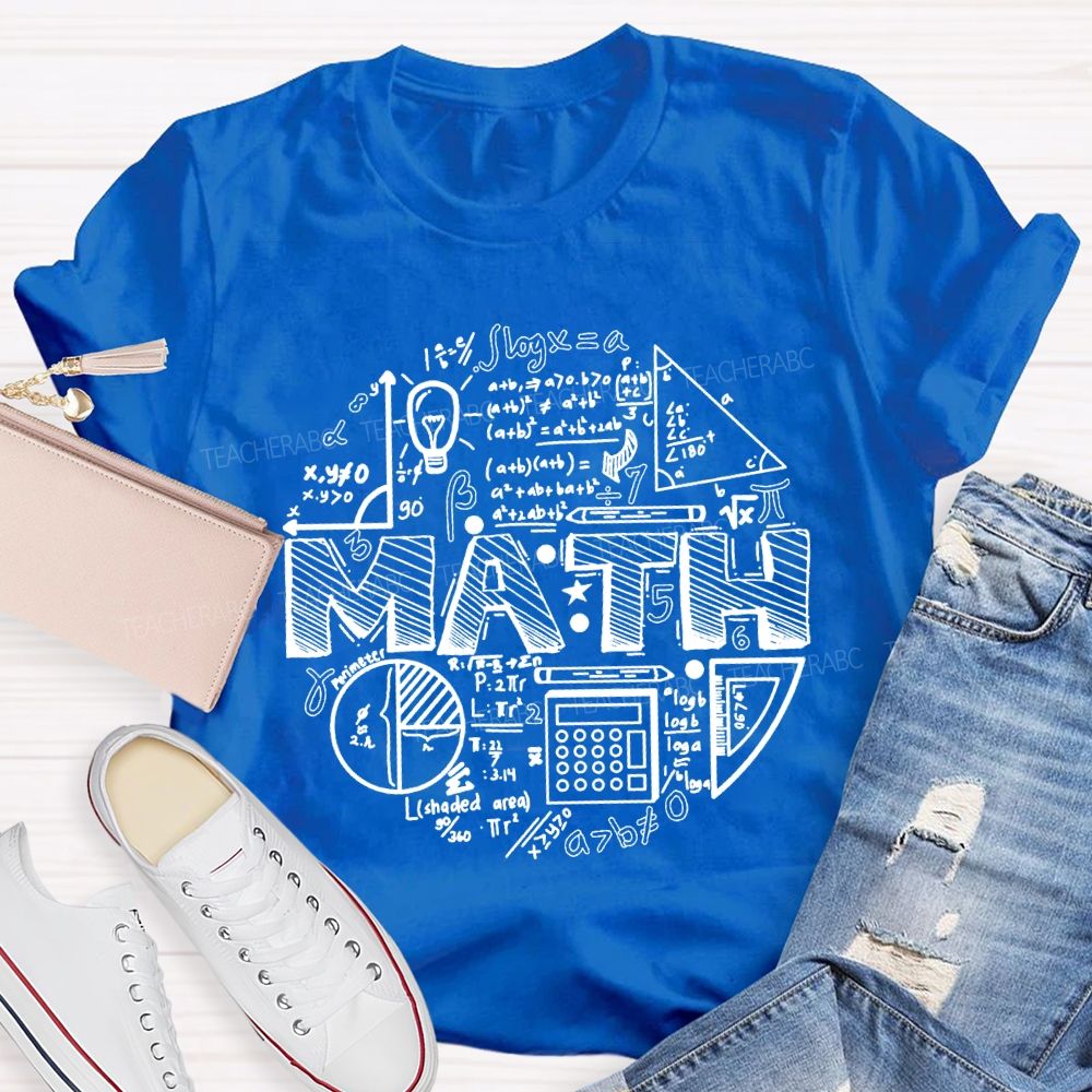 Difficult Mathematical Formulas Math Teacher T-shirt