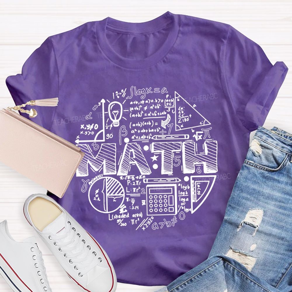 Difficult Mathematical Formulas Math Teacher T-shirt