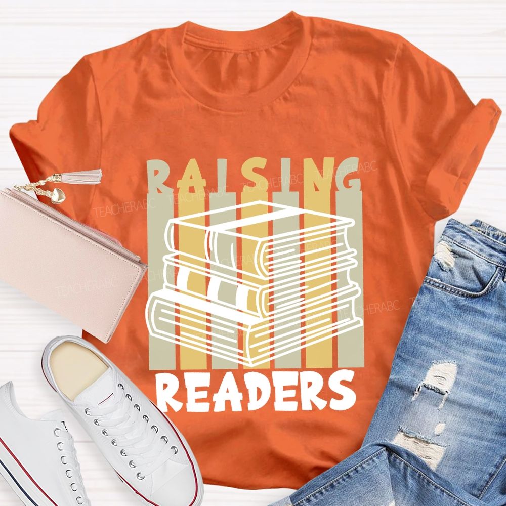 Raising Readers Teacher T-shirt