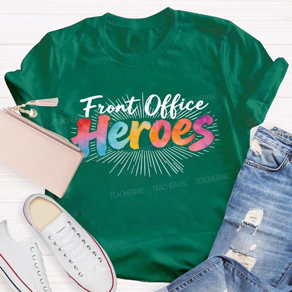 Front Office Heroes Teacher T-Shirt