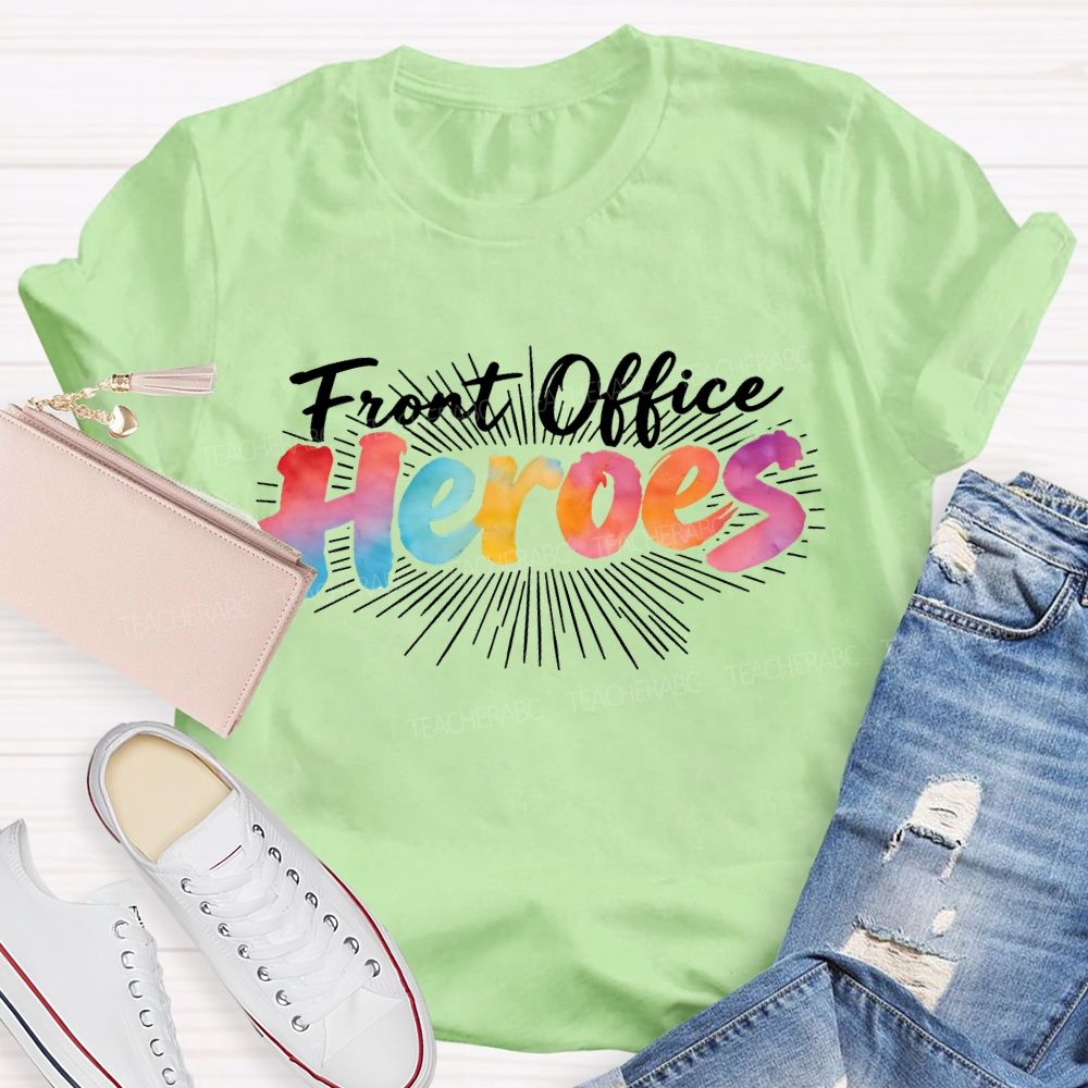 Front Office Heroes Teacher T-Shirt