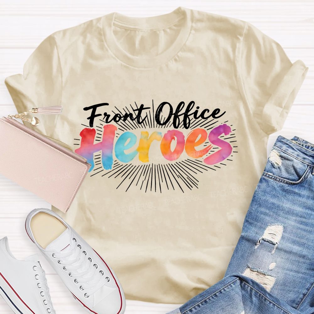 Front Office Heroes Teacher T-Shirt