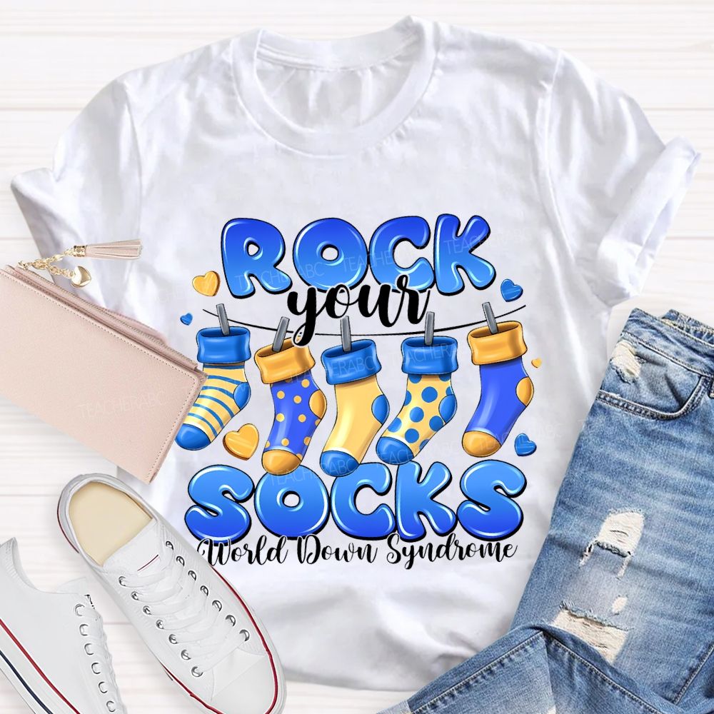 Rock Your Socks World Down Syndrome T-shirt
