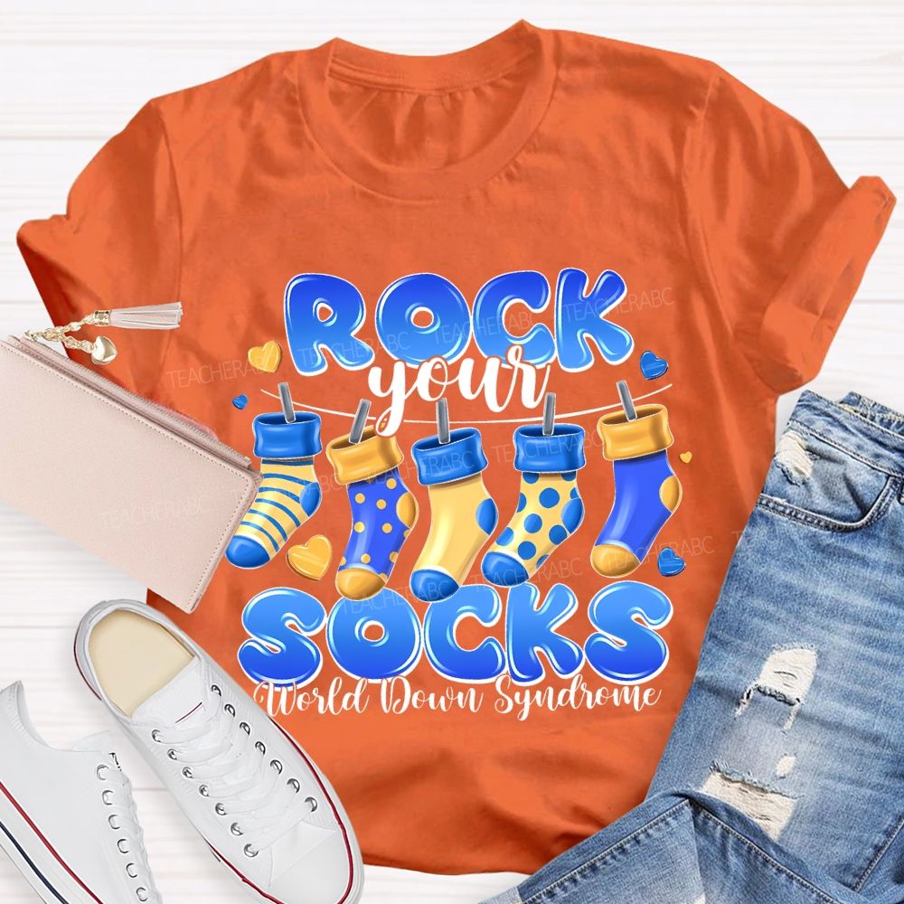 Rock Your Socks World Down Syndrome T-shirt