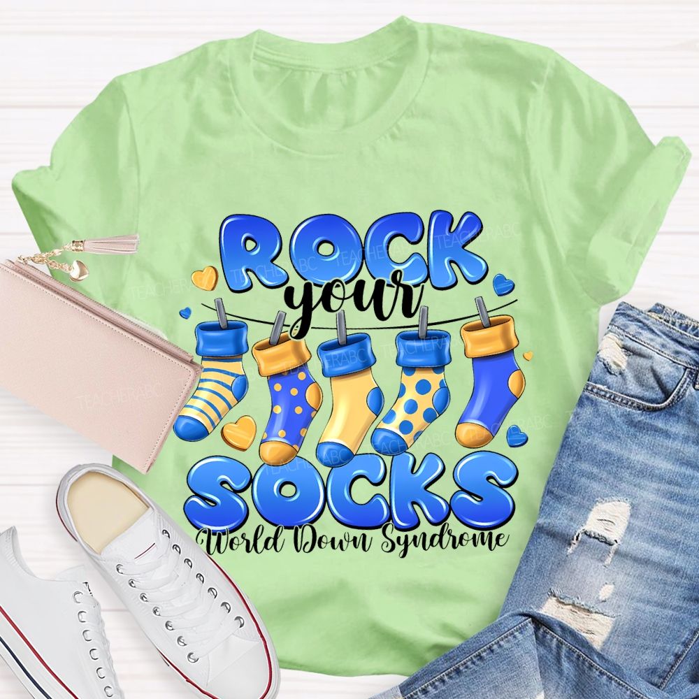 Rock Your Socks World Down Syndrome T-shirt