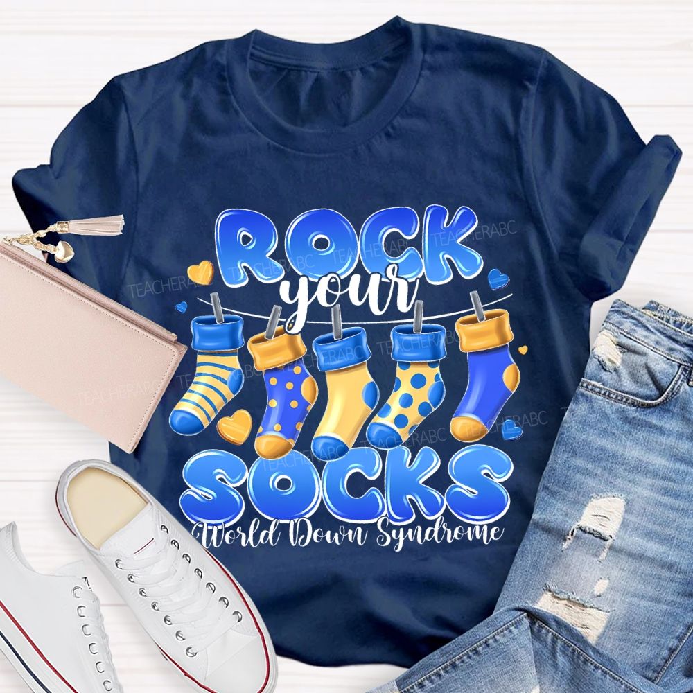 Rock Your Socks World Down Syndrome T-shirt