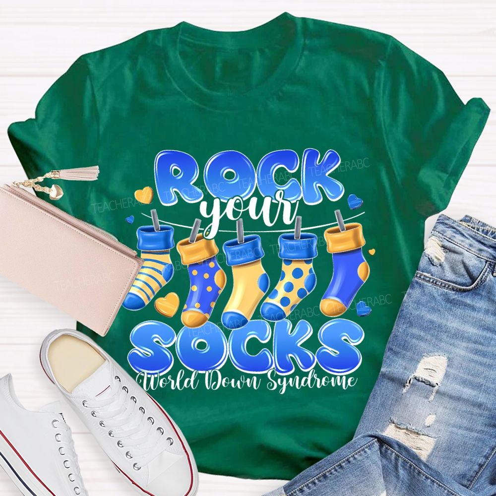 Rock Your Socks World Down Syndrome T-shirt