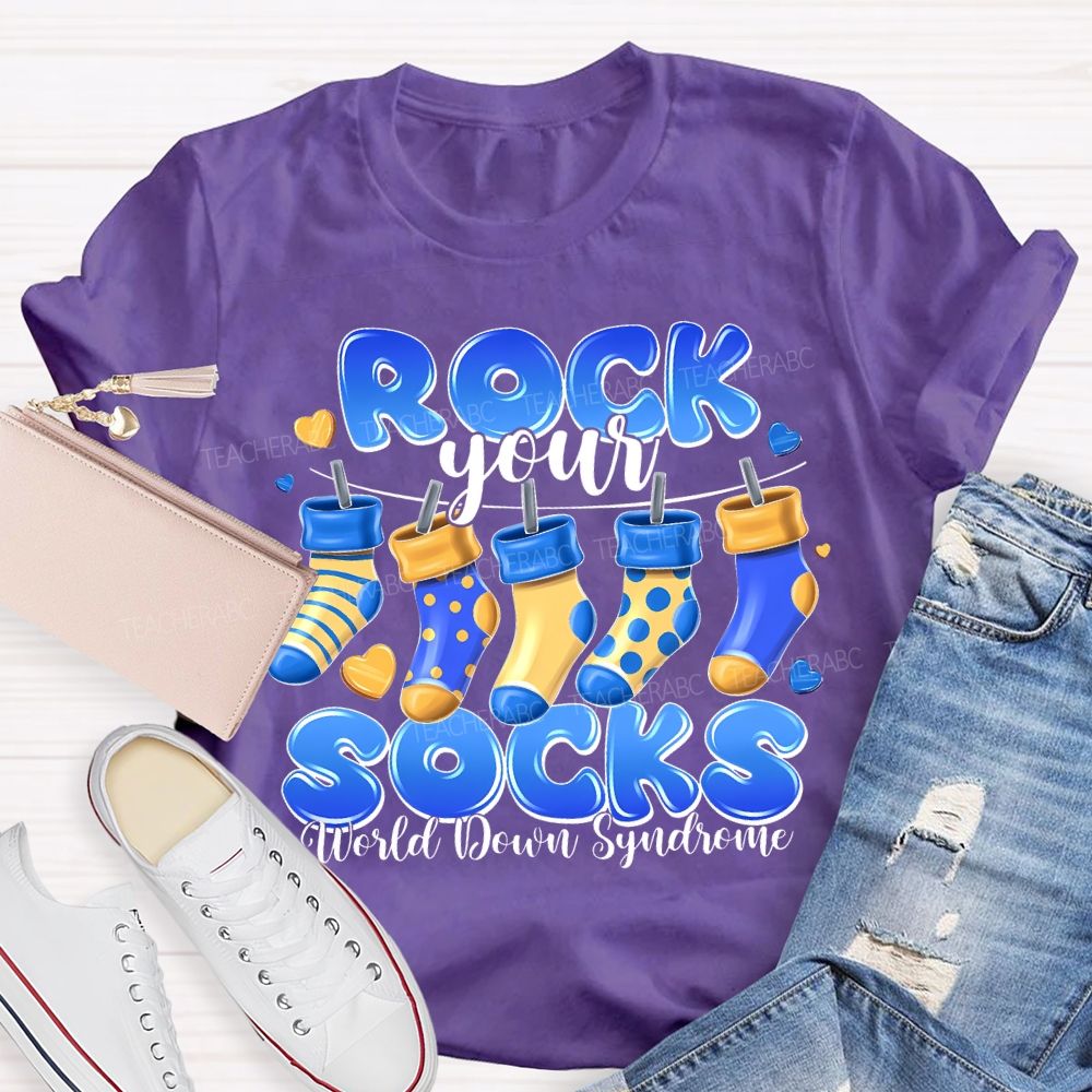 Rock Your Socks World Down Syndrome T-shirt