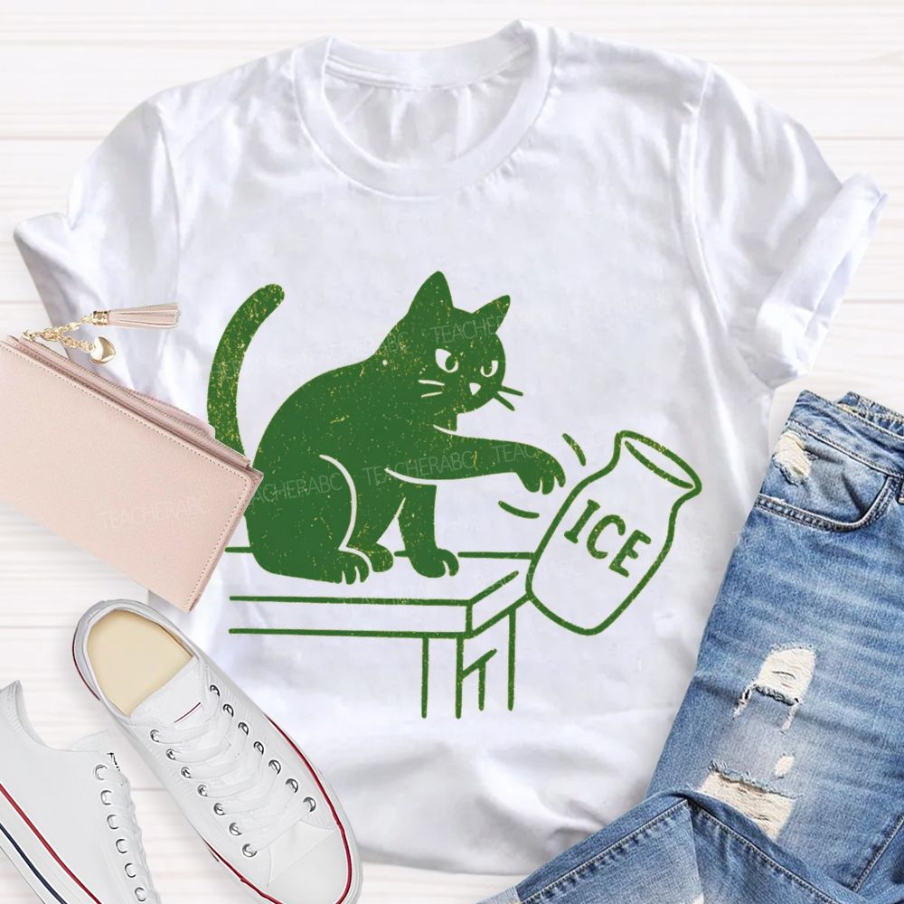 Cats And Ice Cubes Teacher T-shirt
