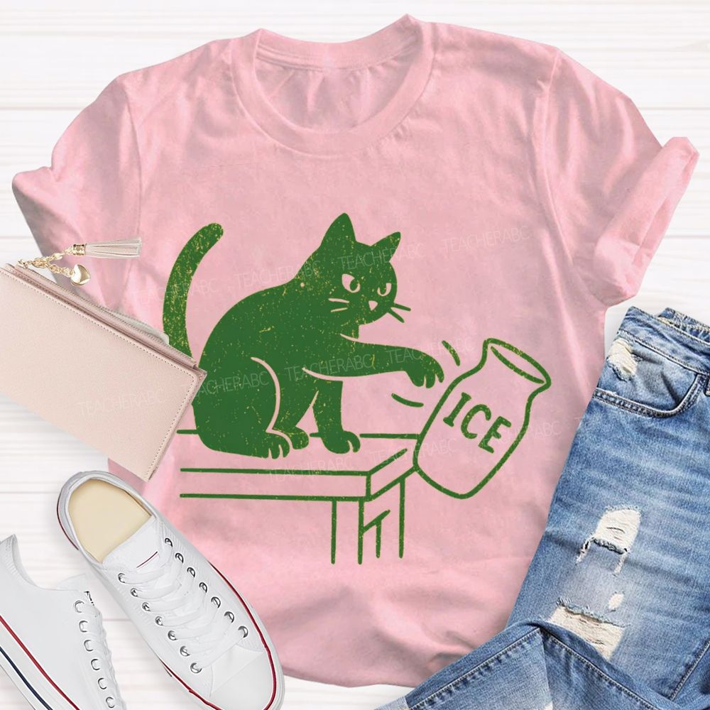 Cats And Ice Cubes Teacher T-shirt